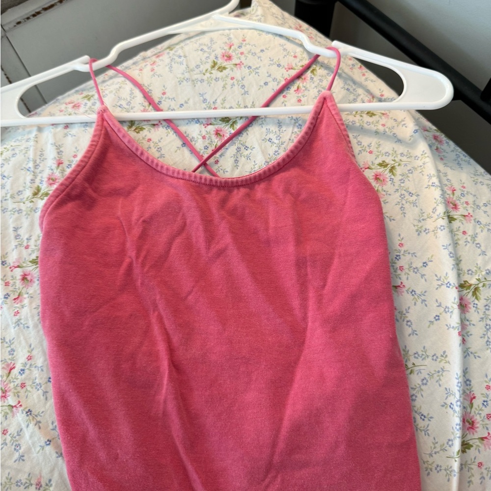 American Eagle Outfitters Pink Tank Top